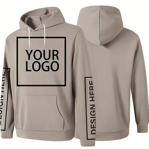 เสื้อฮู้ดดี้ผู้ชายผ้าฟลีซ 400 กรัม อุ่น กันลม เหมาะสำหรับใส่ลำลองหรือไปเที่ยวพักผ่อน มีกระเป๋า  ย้อมสีพื้น  บริการ OEM ผลิตในบังกลาเทศ รับสั่งทำสีตามต้องการ - Product Image 1