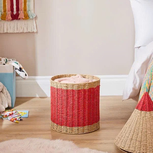 Unique Crayon Shape And Design Great Addition To Kids Rooms <b>Large</b> capacity Handmade Paper Storage <b>Basket</b> for Kid - Product Image 2