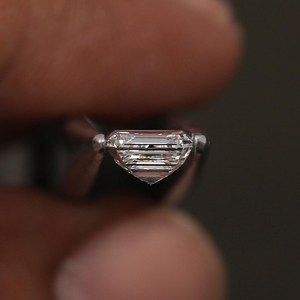 Diamant de laboratoire de 0,25 carat, taille Asscher, couleur DEF, pureté VVS, diamant CVD pour la fabrication de bijoux en gros. - Product Image 3