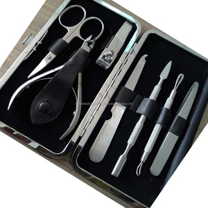 ASAP Good 10-Set Professional Portable Stainless Steel Classic Luxurious Nail Care Tool Kit Manicure Pedicure Nail Clippers - Product Image 2
