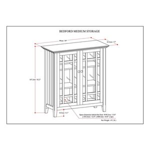 Mobiletto portaoggetti Bedford Dark Tobacco Brown di medie dimensioni per soggiorno - Product Image 6