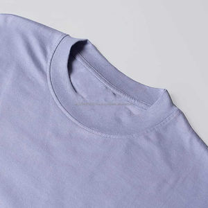 เสื้อยืดโอเวอร์ไซส์ผู้ชายคุณภาพสูง ขายส่ง ผ้าฝ้าย 100% ทรงหลวม ลายเรียบ พิมพ์โลโก้ตามสั่ง - Product Image 4