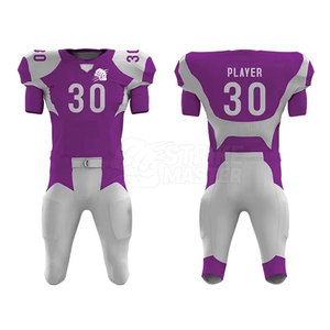 Uniforme de Fútbol Americano Transpirable de Poliéster, Diseño de Rendimiento y Comodidad, Ropa Deportiva Personalizada para Equipos Escolares y Clubes - Product Image 5