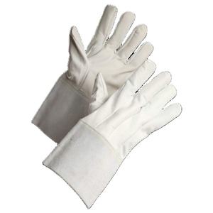 Guantes DE SEGURIDAD DE CUERO dividido de piel de vaca de alta resistencia Tamaño XL Construcción de soldadura Barbacoa Resistente a chispas Mano Grano de cabra - Product Image 1