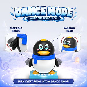 Pengo Dancing Penguin Musical Educational Toy-Rechargeable for Speaker Storytelling Rhymes <b>ABS</b> Plastic Ages 0-4 Years - Product Image 2