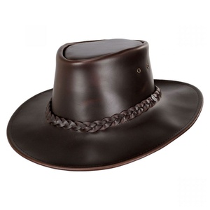 Chapeau Fedora en feutre unisexe à bord large avec bande en cuir, motif uni, pour voyage, pêche, sports de plein air, décontracté, personnalisé, style cowboy - Product Image 5