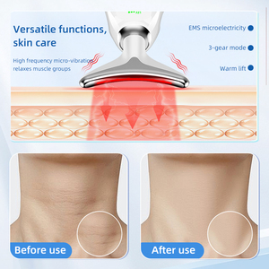 เครื่องยกกระชับใบหน้าและลำคอสำหรับใช้ในบ้านเครื่องนวดดูแลผิวลดริ้วรอยเครื่องมือความงามอุปกรณ์ยกคอ - Product Image 5