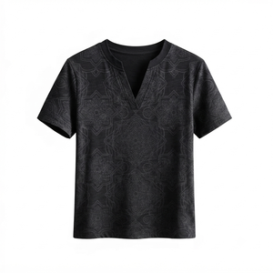 Nueva Llegada, Precio Bajo, Camisetas de Mujer de Manga Corta de Color Sólido, Diseño Nuevo, Ropa de Verano de Alta Calidad, Servicio OEM Personalizado - Product Image 1