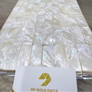 Luxury Silver Mother of Pearl <b>Shell</b> Inlay Tile Handmade Decorative Material for Furniture Interior Design Vietnam - Product Image 6