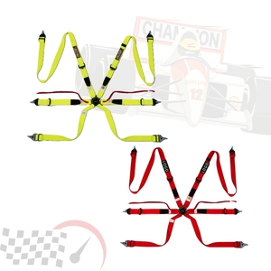 Cinturón de Seguridad TBRACING FIA 8853 2016, Fabricación OEM, Personalización de Marca, Cinta Fluorescente de Alta Resistencia y Ajuste Cómodo - Product Image 1
