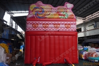 Toboggan gonflable Lilytoys en PVC de qualité commerciale avec souffleur d'air pour parc d'attractions intérieur/extérieur