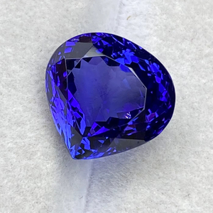 Piedra de Tanzanita Natural Certificada, Corte Corazón, Color Azul Real Intenso, con Excelente Color, Zoisita Natural, 8.13 Quilates, Claridad Loupe - Product Image 3