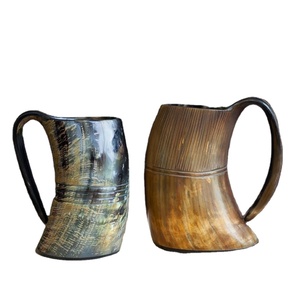 Tazas para beber de cuerno de búfalo Natural de alta calidad personalizadas, taza de cuerno auténtico Real para bebidas de exportación con precio al por mayor - Product Image 3