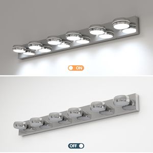 Lampada LED da 43 Pollici per Specchio da Bagno, 18W, 6 Luci, Illuminazione Moderna per Bagno - Product Image 6