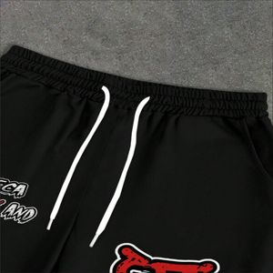 Conjunto Deportivo de Verano para Hombre, Transpirable, de 2 Piezas, con Camiseta y Pantalones Cortos con Estampado Digital Personalizado, Estilo Urbano, OEM, Venta al Por Mayor - Product Image 3