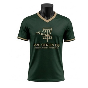 เสื้อดิสก์กอล์ฟออกแบบเองได้ รับผลิตแบบ OEM ODM เสื้อกีฬาแห้งเร็ว ระบายอากาศดี ผู้ผลิตเสื้อกีฬาประสิทธิภาพสูง - Product Image 1