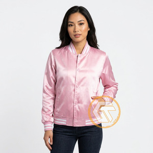 Customized Alpha Kapa Satin Embroidered Quilted Varsity <b>Jacket</b> Sorority High Quality Breathable Autumn Greek Apparels Women - Product Image 4