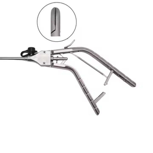 High Quality Manual <b>Laparoscopic</b> Needle Holder Forceps Reusable Surgical <b>Instruments</b> with Safety Standard MOL - Product Image 2
