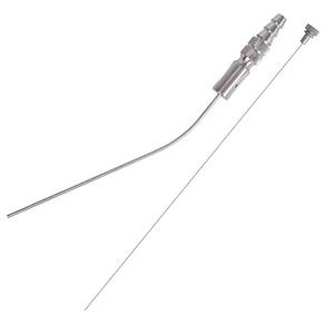 Tubo de succión dental para implantes orales, tubo de drenaje quirúrgico para dientes, eyector de saliva médico de acero, autoclavable, plateado - Product Image 6
