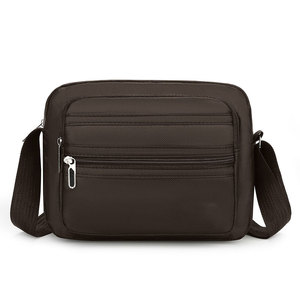 Sac bandoulière décontracté pour homme, nouveau modèle, en PU, avec logo personnalisé, multi-compartiments et fermeture éclair, idéal pour les affaires - Product Image 6