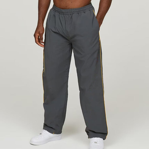 Wholesale 100% Polyester Jogging Tracksuit Men's <b>Zip</b>-<b>Up</b> <b>Jacket</b> Nylon Windbreaker Suit Custom Streetwear Plus Size Winter Sets - Product Image 4