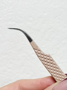 Ensemble de pinces à cils en acier inoxydable avec pointe fine, pinces à cils pour volume - Product Image 1