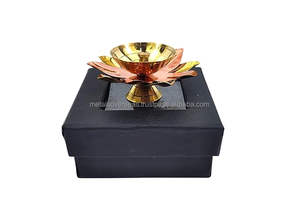 Traditional Style Small Brass Diya Set for Home Decor Handcrafted Pooja Diya <b>Oil</b> <b>Lamp</b> for Temple Diwali Decoration & Gift - Product Image 4