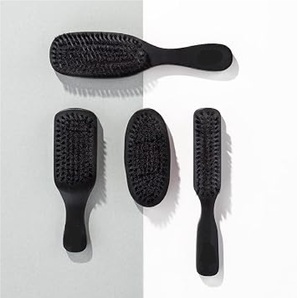 Brosse à barbe en nylon et bois Maclura pour hommes, brosse à huile pour barbier - Product Image 4
