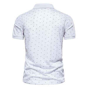 เสื้อโปโลผู้ชายคุณภาพสูง ผ้าฝ้าย ทรงเข้ารูป นุ่มสบาย แฟชั่นฤดูร้อน สตรีทแวร์ เรียบง่าย ปักโลโก้ได้ เสื้อผ้าดีไซน์เนอร์ชาย - Product Image 2