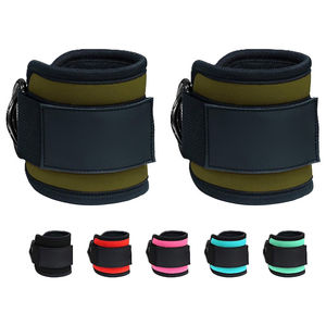 Sangle de cheville réglable et rembourrée avec anneau en D pour machine à câble, idéale pour les exercices de jambes et l'entraînement fitness pour femmes - Product Image 1