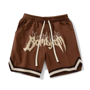 Pantalones Cortos de Baloncesto de Malla al Por Mayor, Pantalones Cortos de Baloncesto de Malla de Alta Calidad Hasta la Rodilla, Pantalones Cortos de Baloncesto Retro con Logotipo Personalizado, Pantalones Cortos de Baloncesto Bordados para Hombre - Product Image 4