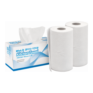 Papier essuie-tout jetable à faible peluchage, 2 plis, en feuille et en rouleau, pour usage en laboratoire et industriel - Product Image 1