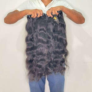 Proveedor de Cabello Brasileño Virgen Sin Procesar, Cabello Humano Indio Virgen, Extensiones de Cabello con Cutícula Natural Alineada - Product Image 2