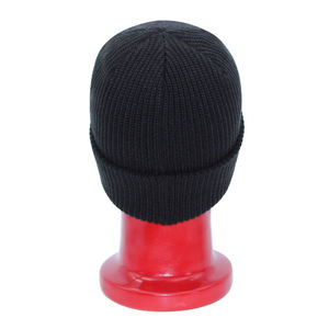 Bonnets d'hiver personnalisés avec logo brodé pour hommes et femmes, en tricot côtelé en laine mérinos, acrylique, coton, cachemire, avec logo de créateur - Product Image 4