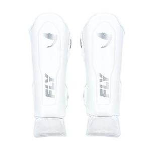 Protège-tibias MMA professionnels légers en cuir de vachette, personnalisables (logo et couleur), pour la protection des jambes - Product Image 1