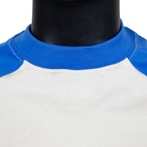 Oversized Color Block <b>Raglan</b> <b>Sleeve</b> <b>T</b> <b>Shirt</b> Men Custom Logo 100% Cotton Crew Neck Streetwear Casual Tee Wholesale - Product Image 4