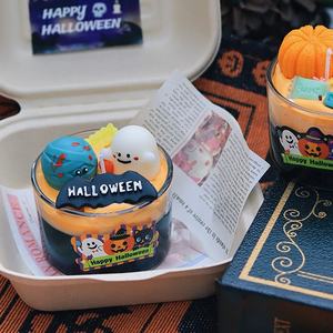 <span class=keywords><strong>Vela</strong></span> de Aromaterapia de Halloween con Fantasma Lindo y Calabaza Adornos Divertidos y Creativos para Ambiente Regalo Festivo <span class=keywords><strong>Vela</strong></span> de Calabaza Sonriente - Product Image 4