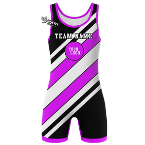 Combinaison de lutte pour jeunes filles et garçons, 100% polyester, sans manches, combinaison d'entraînement de lutte pour hommes - Product Image 6