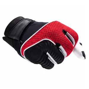 Guantes de racquetball de malla transpirable, palma de cuero antideslizante, soporte seguro para la muñeca, protección atlética para las manos, para deportes en canchas interiores - Product Image 6