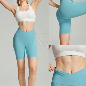 Shorts de sport pour femmes, respirants, écologiques, légers, taille haute, extensibles, séchage rapide, pour la remise en forme - Product Image 6