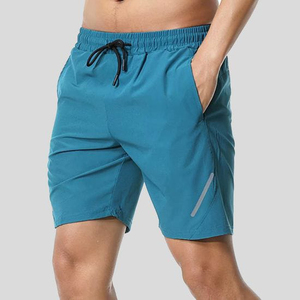 Pantalones Cortos Deportivos Personalizados para Hombre, de Algodón, con Bolsillos, Diseño Sólido, Malla, para Gimnasio, Deportes y Running - Product Image 1