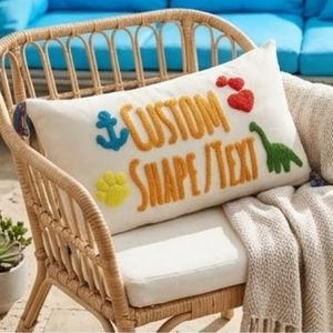 Housse de coussin rectangulaire en coton brodée sur mesure avec fermeture éclair, design original, lavable, coussin décoratif - Product Image 5