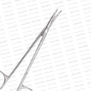 Tijeras pequeñas curvadas de 5″ (12.5 cm) – Tijeras de disección finas con orificio para sutura para extracción de tendones y cirugía de mano de Vaslcare - Product Image 4