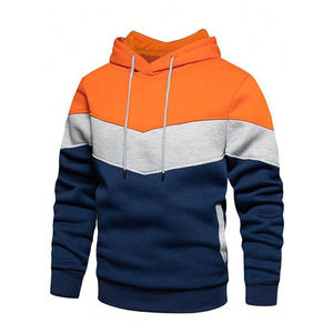 Latest Design Men's Hoodie Sweatshirts Custom Apparel Manufacturer Casual Winter <b>Tops</b> Pullover Thick Fleece Hooded Men Hoodies - Product Image 1