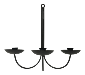 Nouveau porte-bougie décoratif fantaisie en argent avec ornements en métal et cristaux de fer, design moderne et tendance - Product Image 5