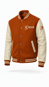 Blouson universitaire d'hiver à capuche de style américain esthétique avec lettres en chenille, vêtement d'extérieur durable, logo frontal - Product Image 5