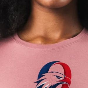 Camiseta Deportiva Corta Rosa Polvoriento para Mujer, de Algodón, para Gimnasio, Fitness, Entrenamiento, Ejercicio, Deporte, Manga Corta - Product Image 4