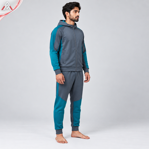 Chándal para Hombre al por Mayor, Confeccionado con Tela Resistente, Ofrece un Ajuste Cómodo, Diseño con Capucha y Cremallera, Chándal para Hombre para Pedidos al por Mayor - Product Image 2