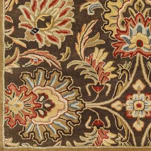 Tapis en laine fait main au design artistique moderne, couleur noire, forme carrée, taille personnalisée, forme libre, tufté, antidérapant, adapté aux animaux domestiques, pour pique-nique et maison - Product Image 1