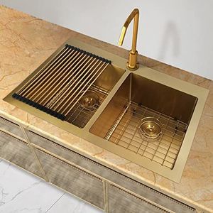 Évier de cuisine rustique en laiton, style ferme, vasque profonde, artisanat métallique de qualité supérieure pour la décoration de cuisine moderne - Product Image 3